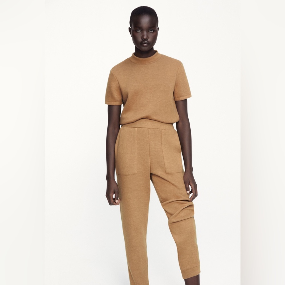 ZARA KNIT JOGGING PANTS